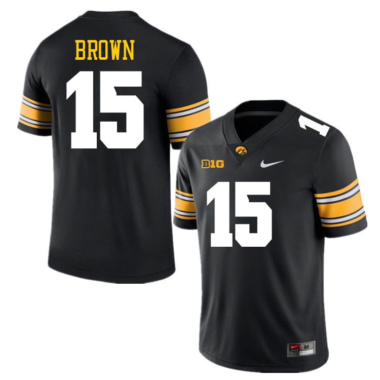 Hank Brown Iowa Jersey,University Of Iowa Hawkeyes Fotoball Uniforms,Jersey,Gears-Black